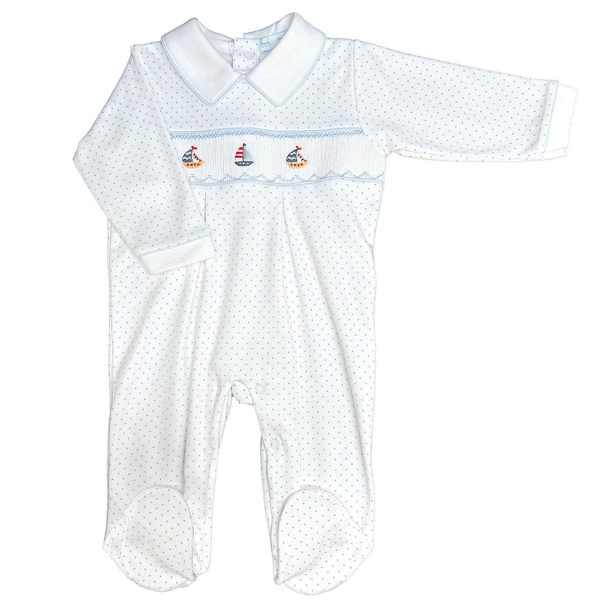 Marching Drummer Smocked Footsie