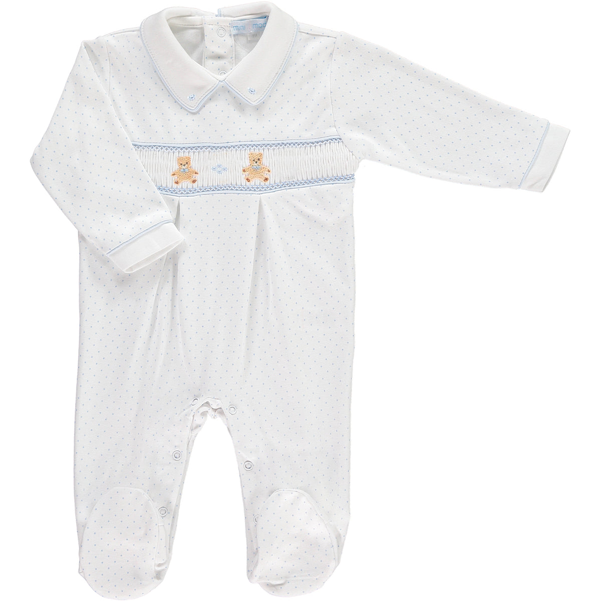 Boys Ruffle Bear Footsie