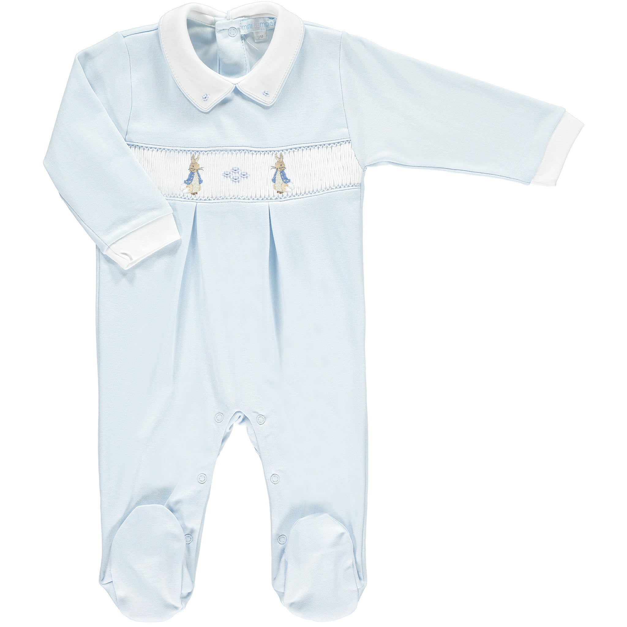 New Peter Rabbit Smocked Footsie