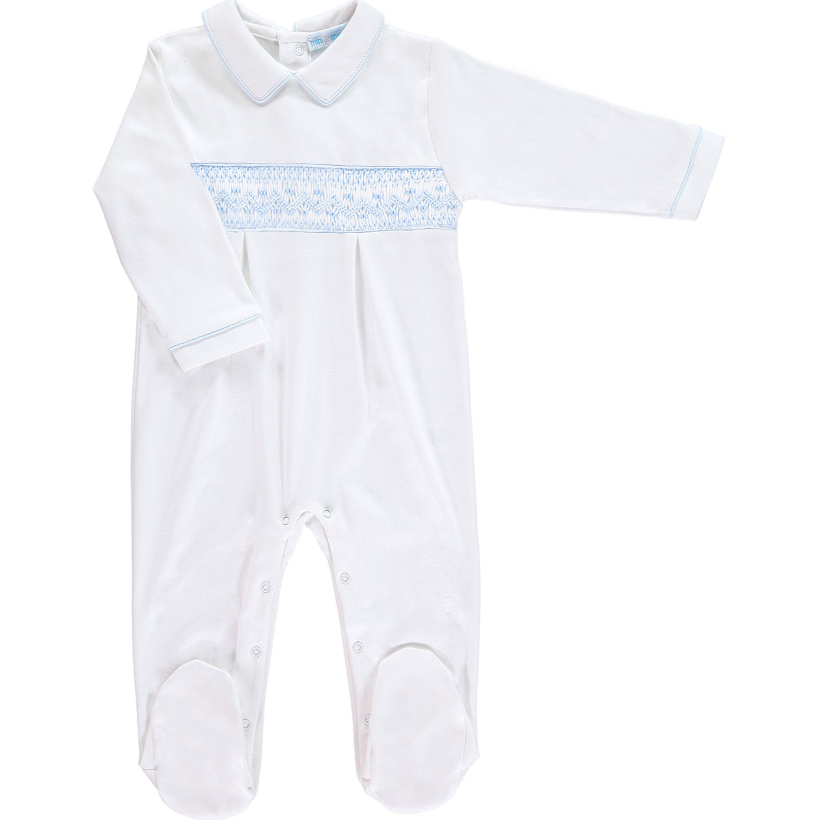 Classic Boys Smocked Footsie