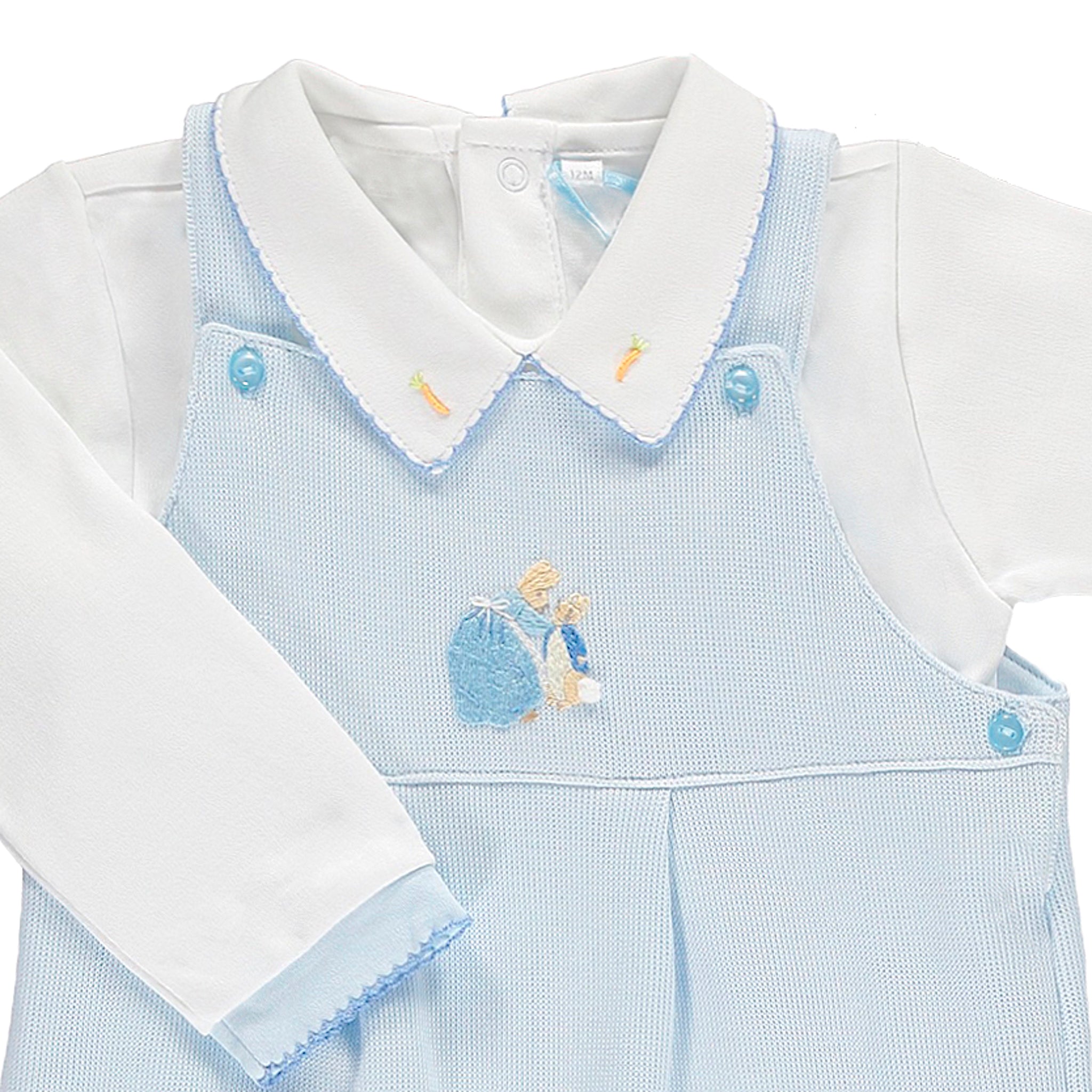 Peter Rabbit Two Piece Knit Dungaree Set