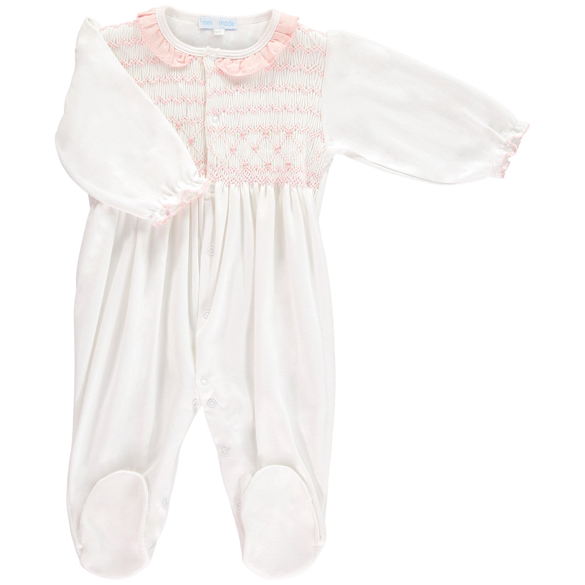 Daisy Smocked Footsie